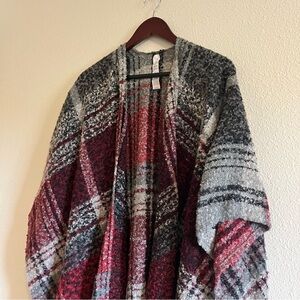 Balance Collection Red / Black Blanket Wrap Shall - One Size